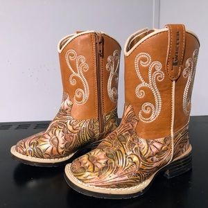 New - Twister “Elizabeth” Girls Toddler Cowboy Boots 6